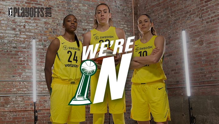 Seattle Storm Clinches 2018 WNBA Playoff Berth